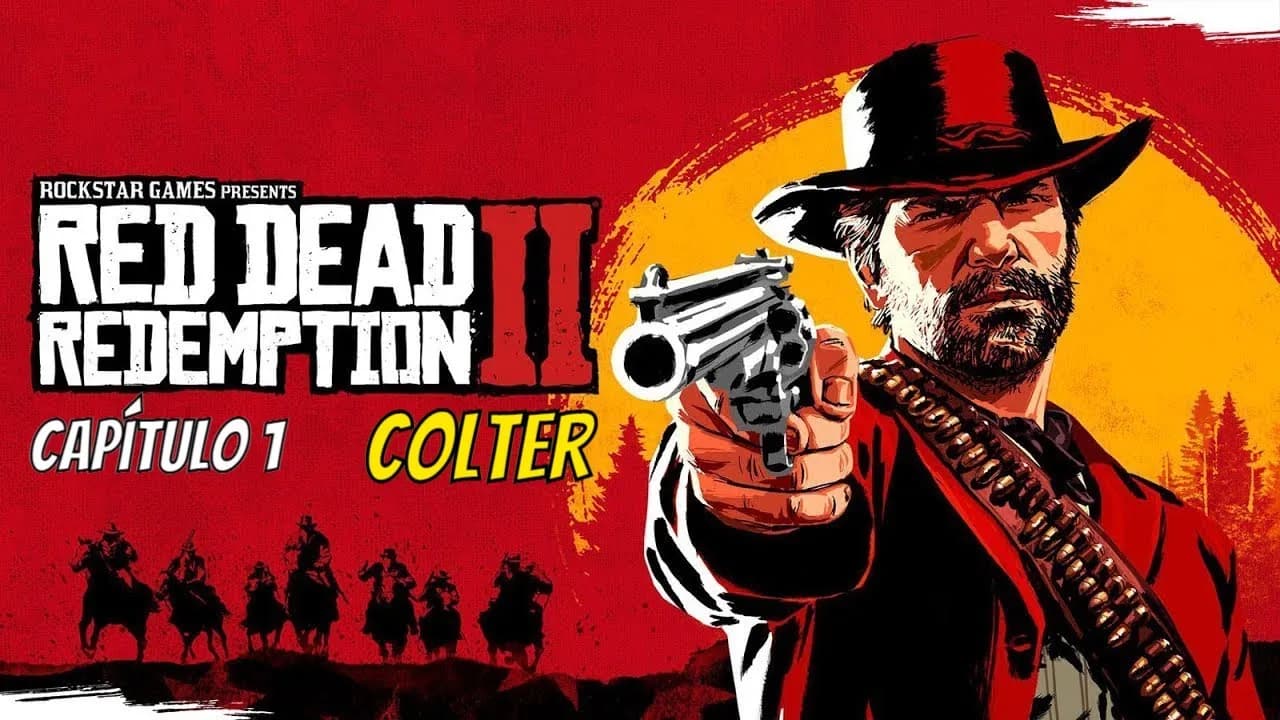 Arte de Red Dead Redemption 2 na capa de um episódio do canal, com Arthur Morgan.
